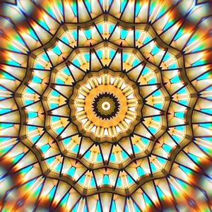 Electric Glass Mandala